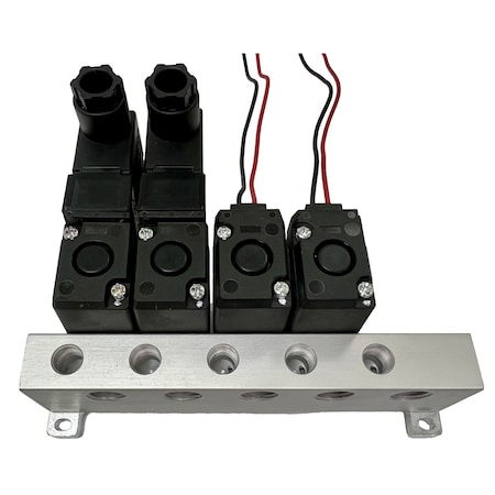 Bellofram Precision Controls POPPET VALVE MANIFOLD MOUNT 24VDC VACUUM DIN 22001024VDCVD